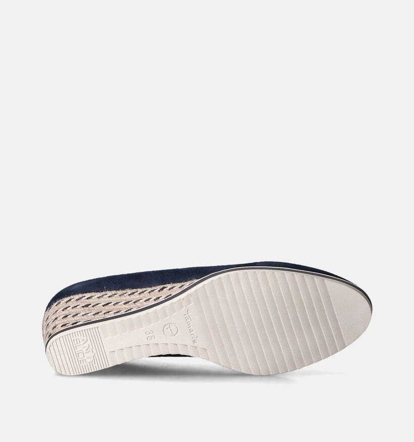 Tamaris Escarpins avec talon compensé en Bleu pour femmes (351507)