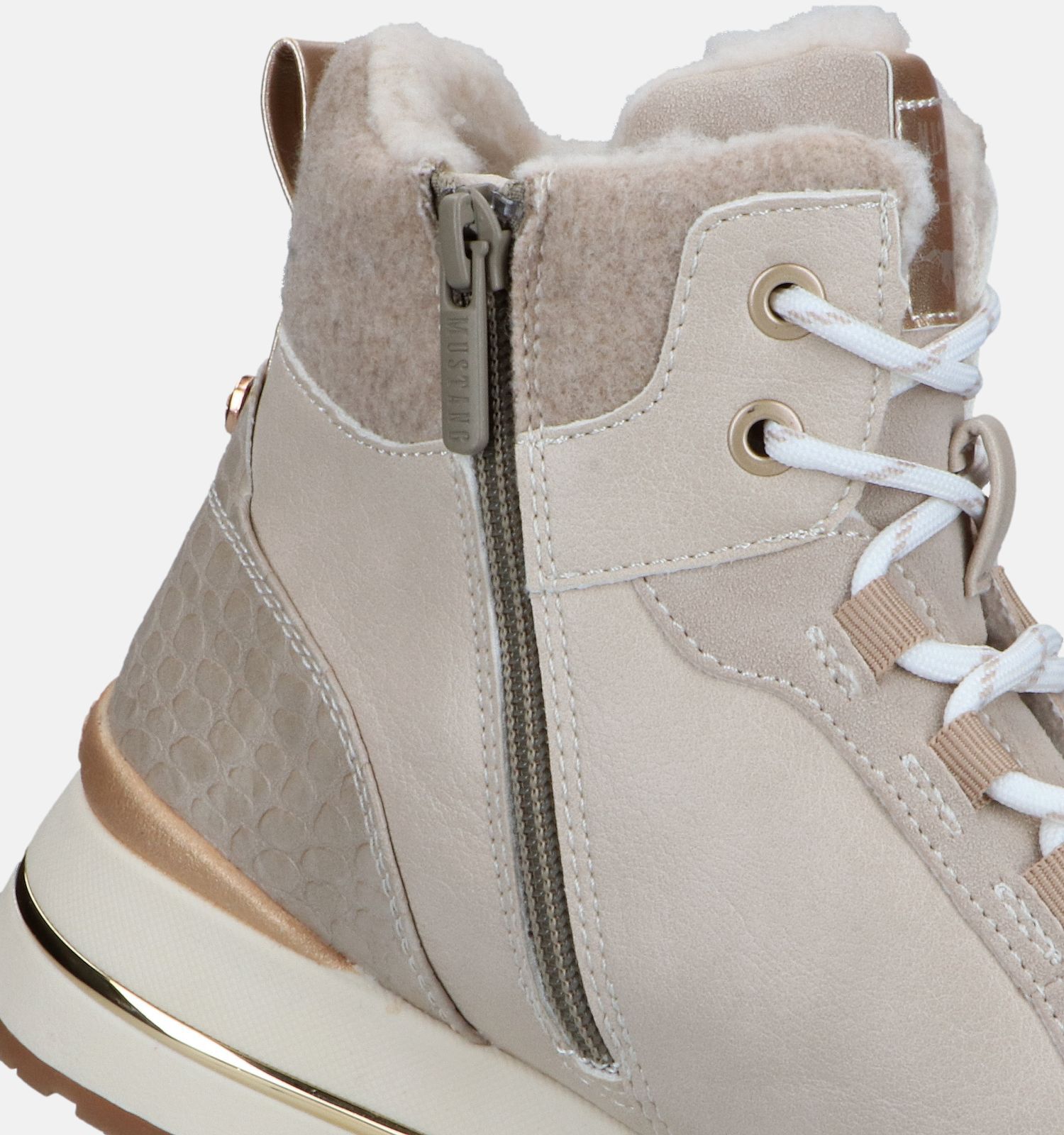 Mustang sneakers hoog dames hot sale