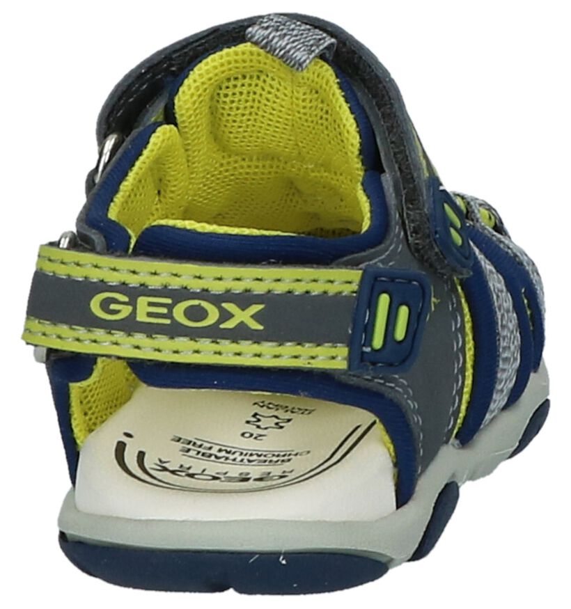 Geox Sandales en Gris foncé en simili cuir (213168)