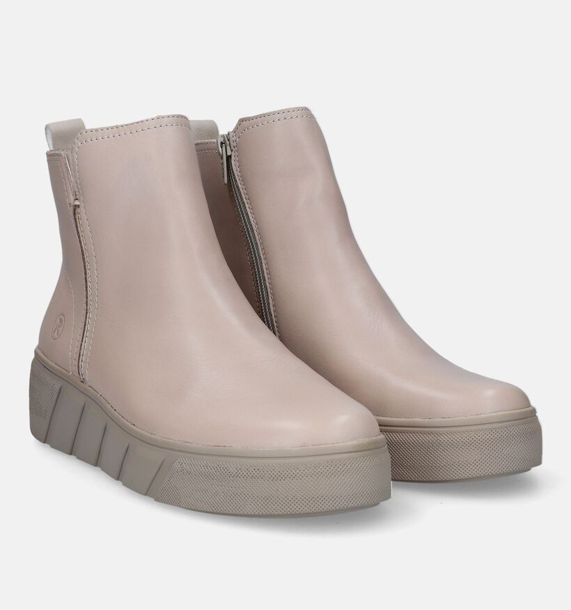 Rieker R-Evolution Beige Enkellaarzen voor dames (333076) - geschikt voor steunzolen