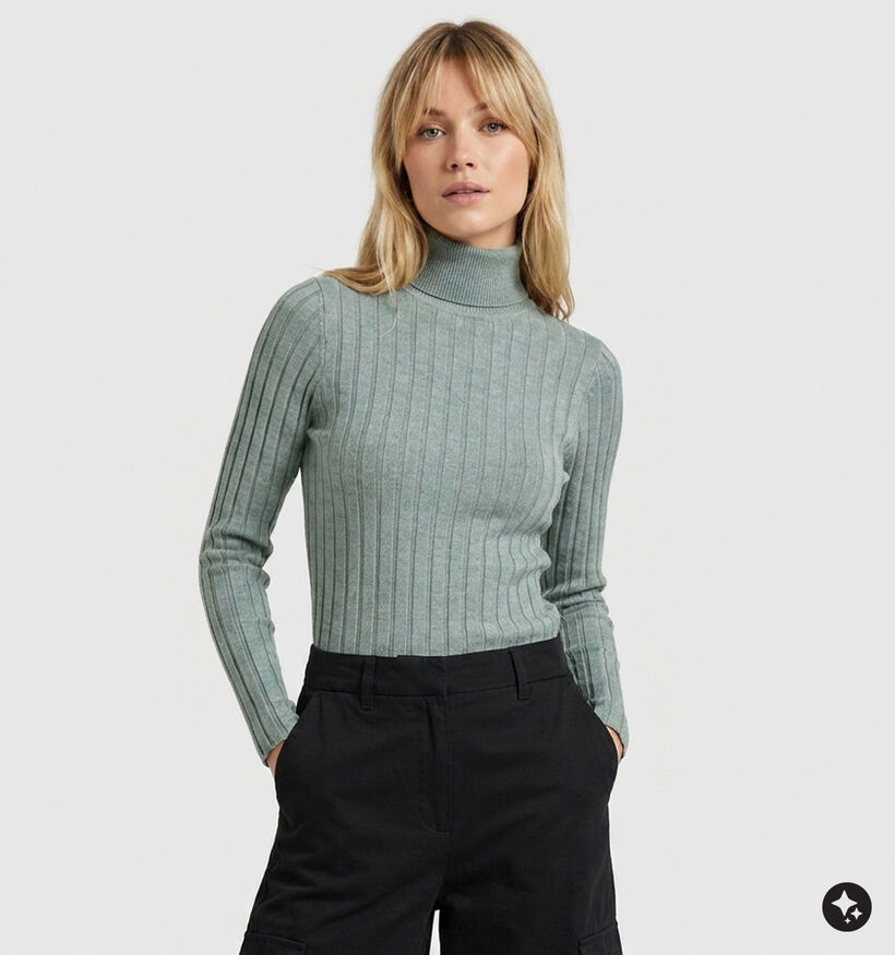 The Korner Groene Turtleneck Trui voor dames (382180)