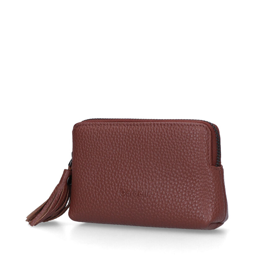 Euro-Leather Porte-monnaie en Cognac pour femmes (323958)