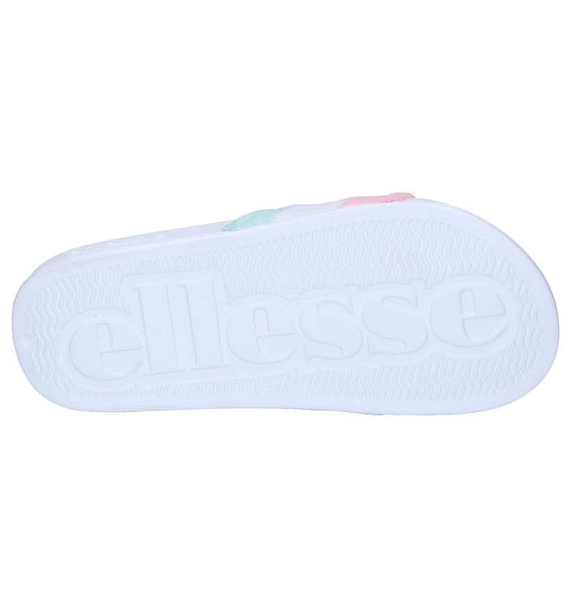 Ellesse Borgaro Claquettes de piscine en Blanc, , pdp