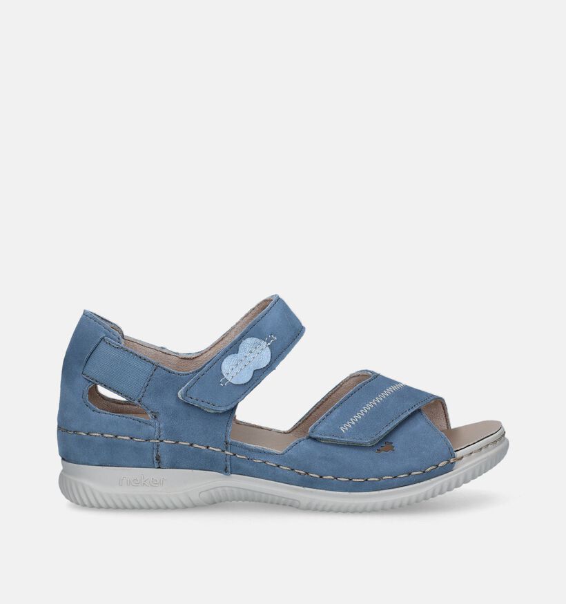 Rieker Blauwe Sandalen voor steunzolen voor dames (339066) - geschikt voor steunzolen