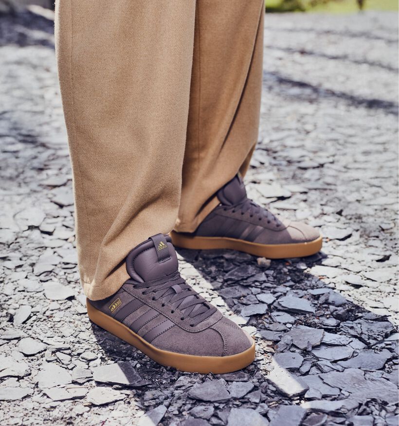 adidas VL COURT 3.0 Donkergrijze Sneakers voor heren (359499) - geschikt voor steunzolen