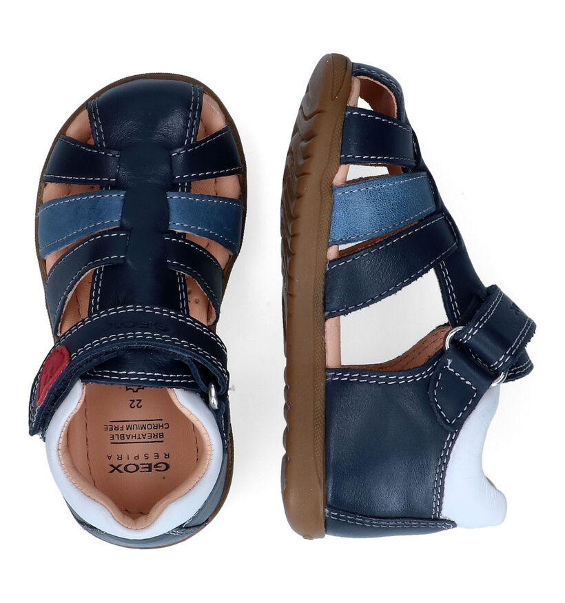 Geox Macchia Blauwe Sandalen voor jongens (303745)