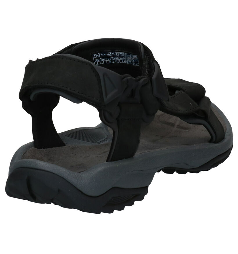 Teva Terra Sandales en Noir en cuir (289141)