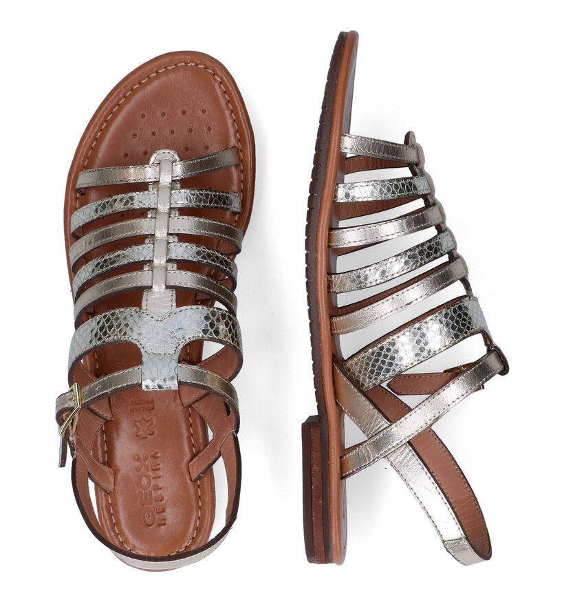 Geox Sozy Gouden Sandalen voor dames (303531)