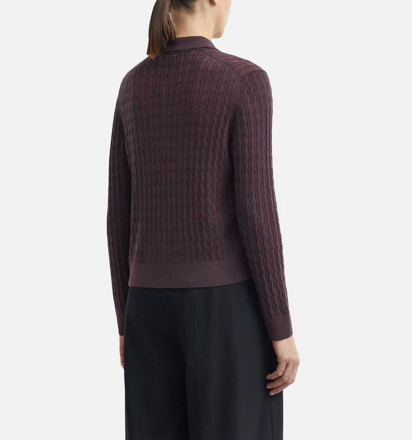 comma Bordeaux Polotrui voor dames (381678)