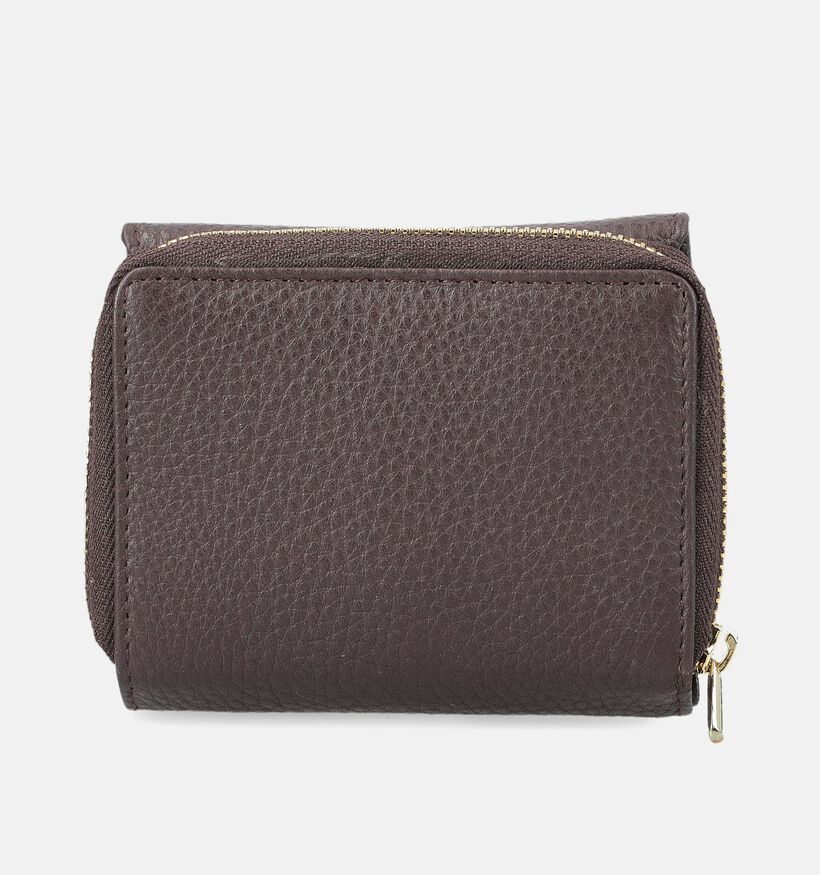 Crinkles Bordeaux Portemonnee met Rits voor dames (381740)