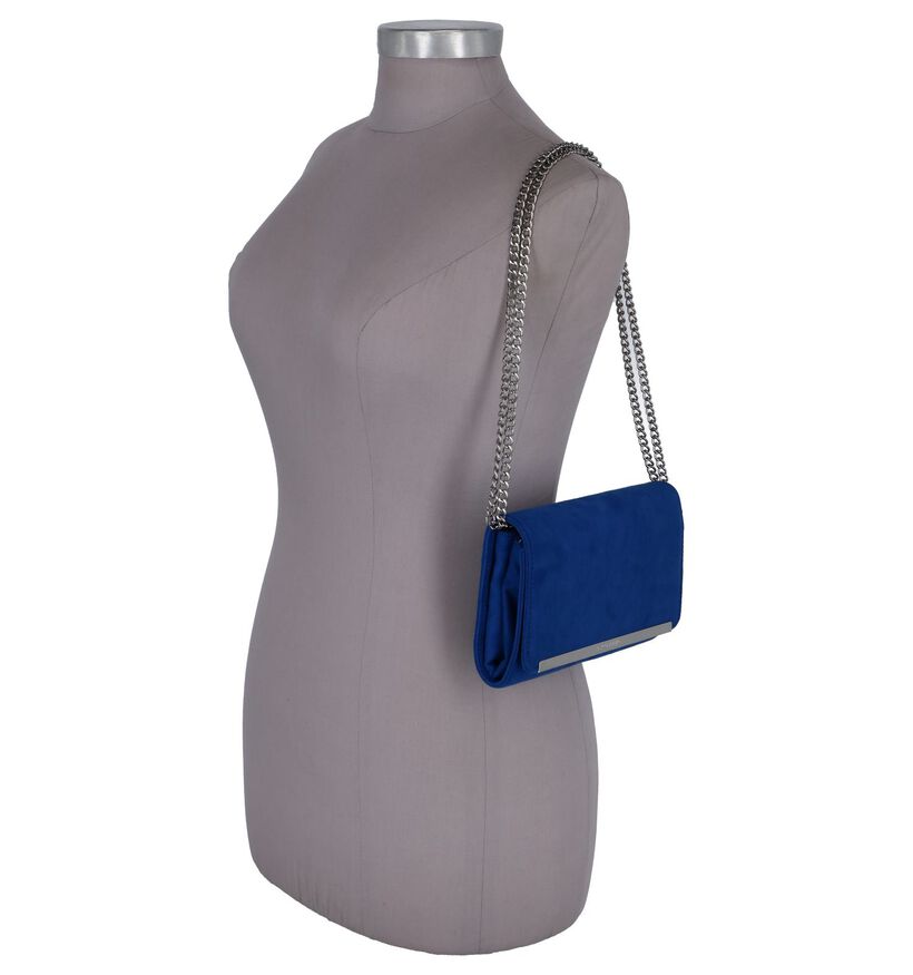 Marco Tozzi Pochette en Bleu en textile (246852)