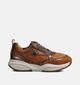 Xsensible Chaussures à lacets en Cognac pour femmes (363592) - pour semelles orthopédiques