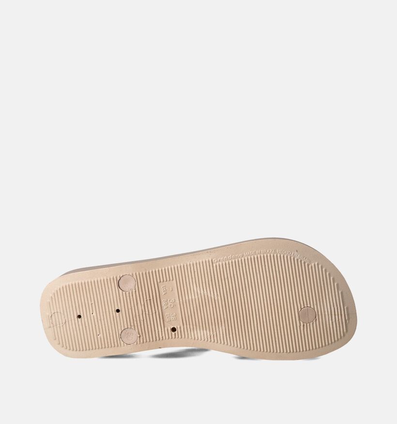 Ipanema Beige Teenslippers met plateau voor dames (356318)