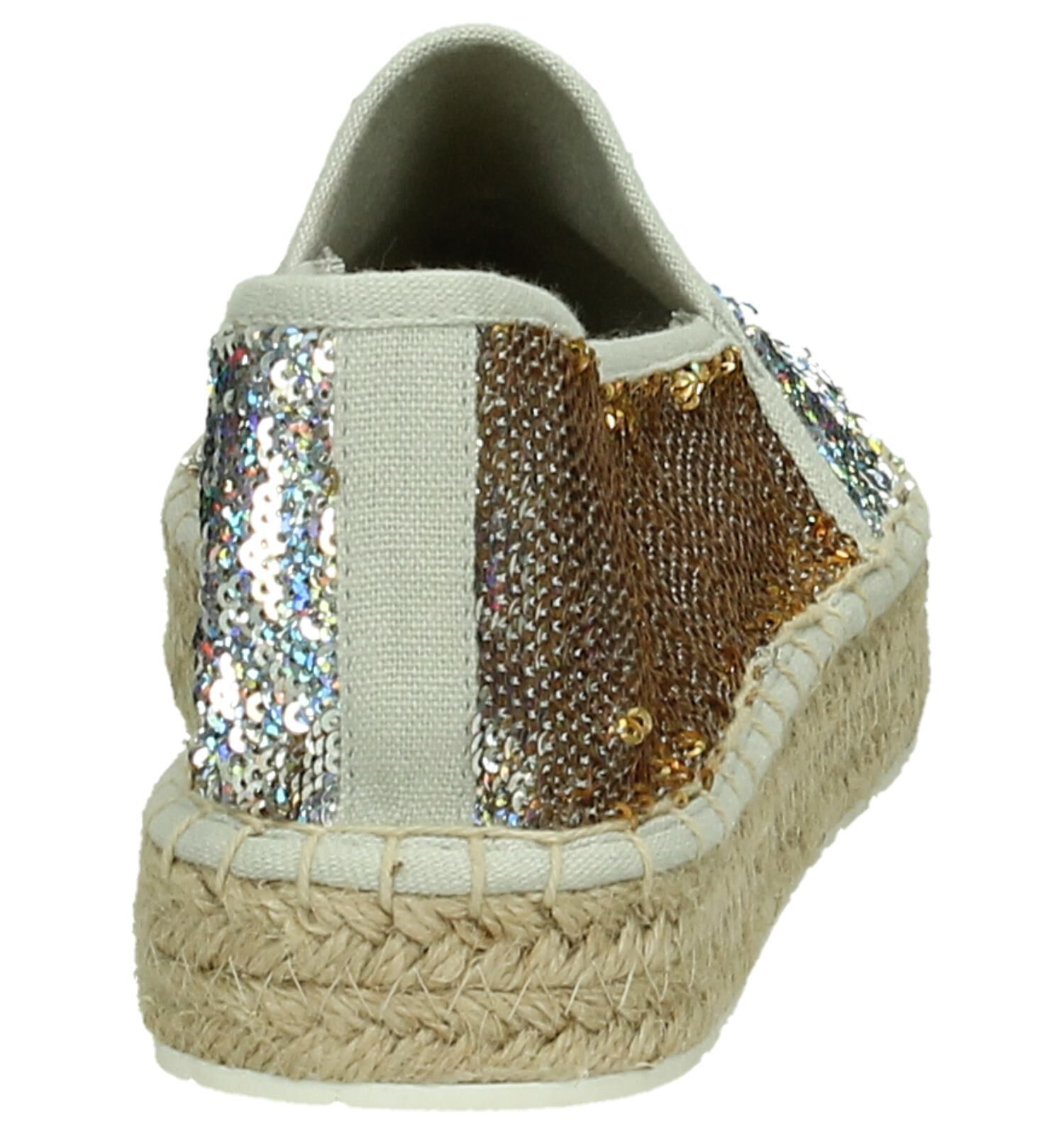Espadrilles Zilver Goud Marco Tozzi Dames Lage schoenen Online