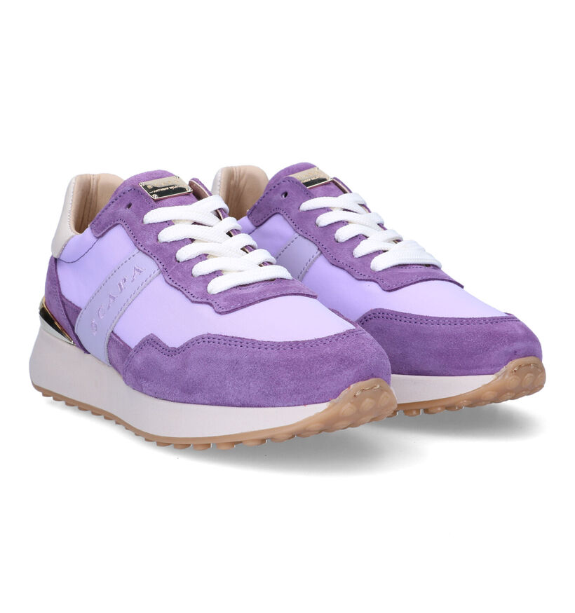 Scapa Paarse Sneakers voor dames (323764) - geschikt voor steunzolen