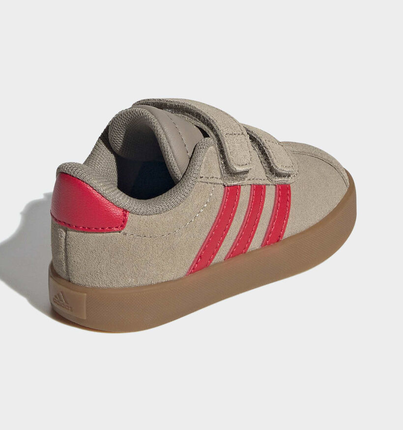 adidas VL Court 3.0 Baskets basses en Kaki pour filles, gar&ccedil;ons (372754)