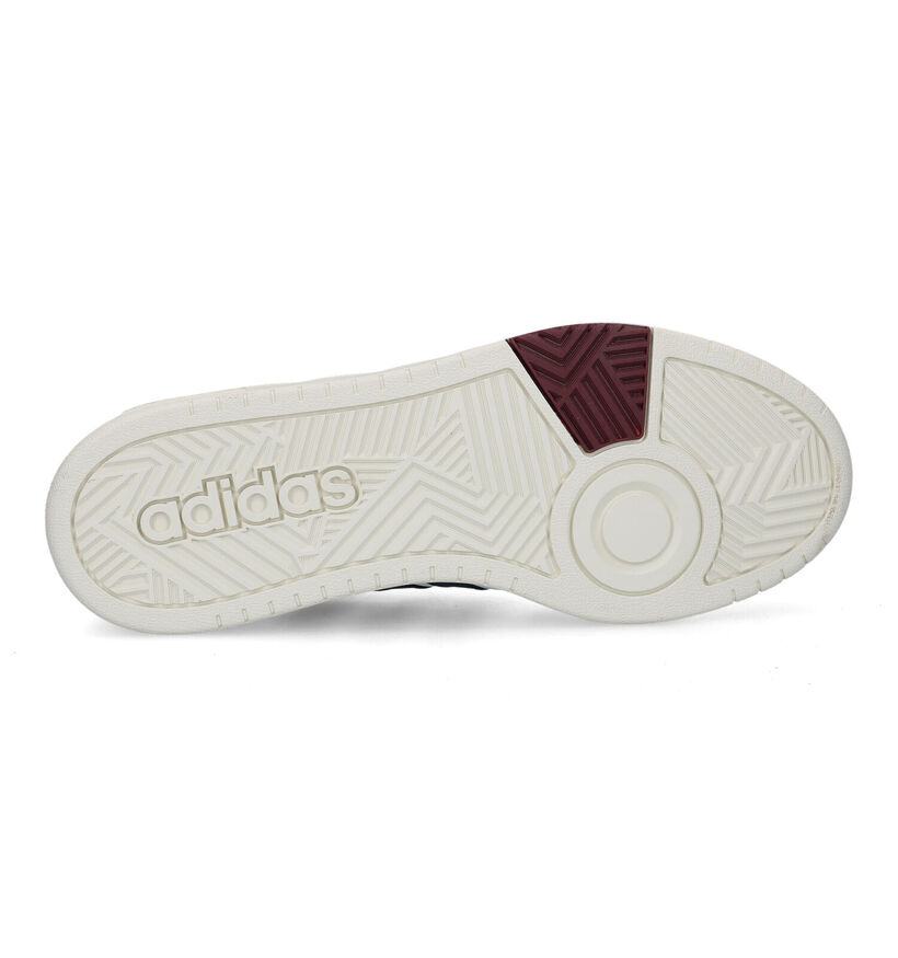 adidas Hoops 3.0 Baskets en blanc pour hommes (324912) - pour semelles orthopédiques