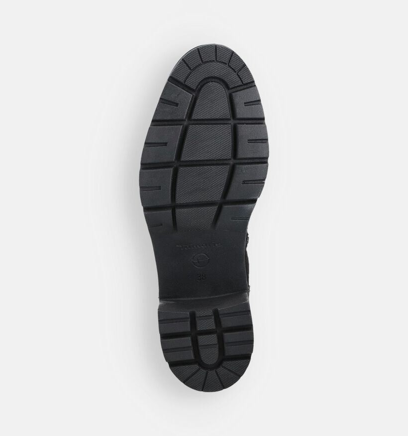 Tamaris Bottines plates en Noir pour femmes (362808)