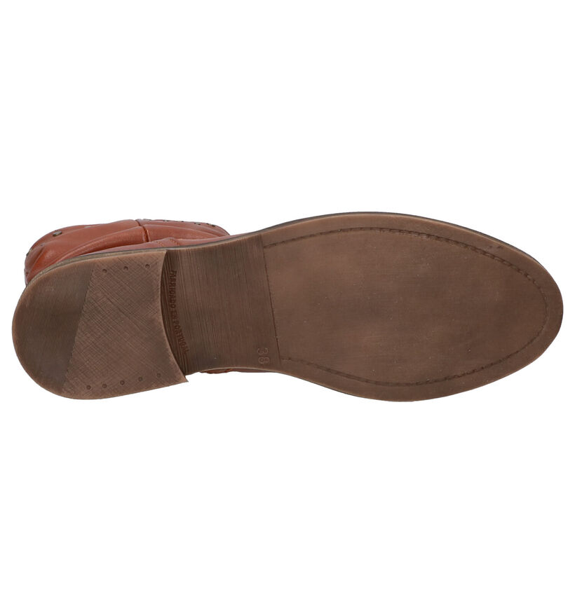 River Woods Stella Cognac Korte Laarzen in leer (260297)