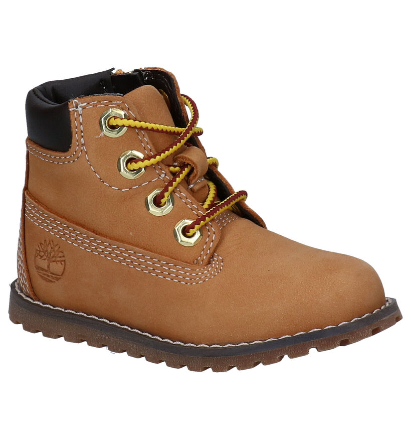Timberland Pokey Pine 6IN BOOT Bottines en Cognac pour filles, garçons (329073) - pour semelles orthopédiques