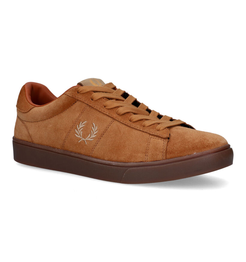 Fred Perry Chaussures à lacets en Cognac pour hommes (318119)