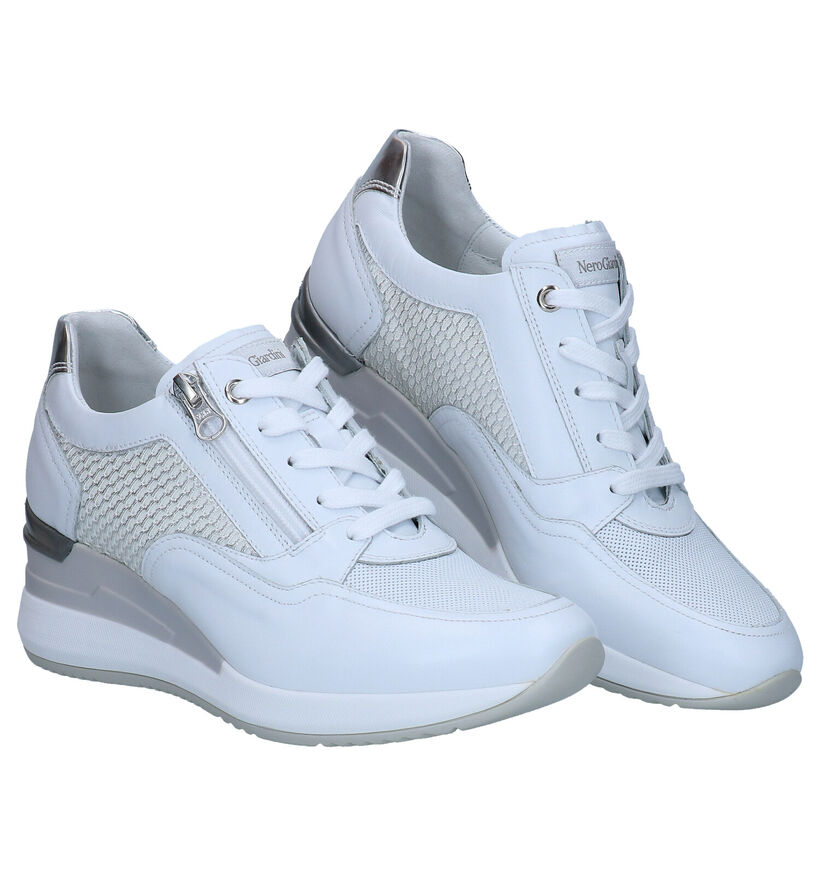 NeroGiardini Baskets casual en Blanc en textile (290055)