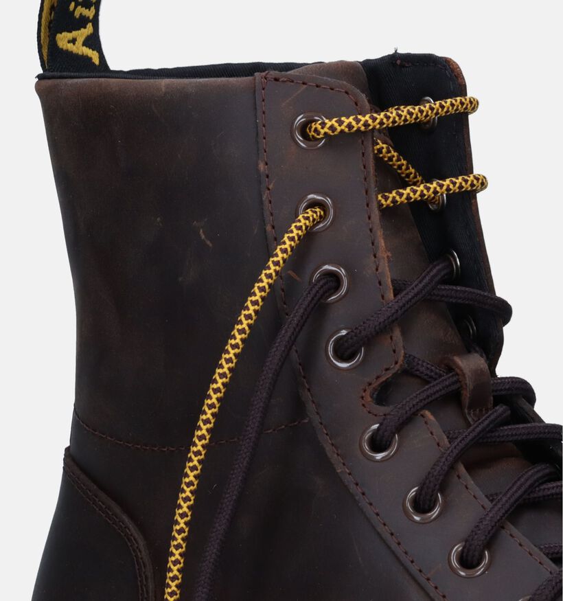 Dr. Martens Combs Leather Boots en Noir pour hommes (327244) - pour semelles orthopédiques