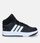 adidas Hoops Mid 3.0 K Zwarte Sneakers voor jongens, meisjes (332099)