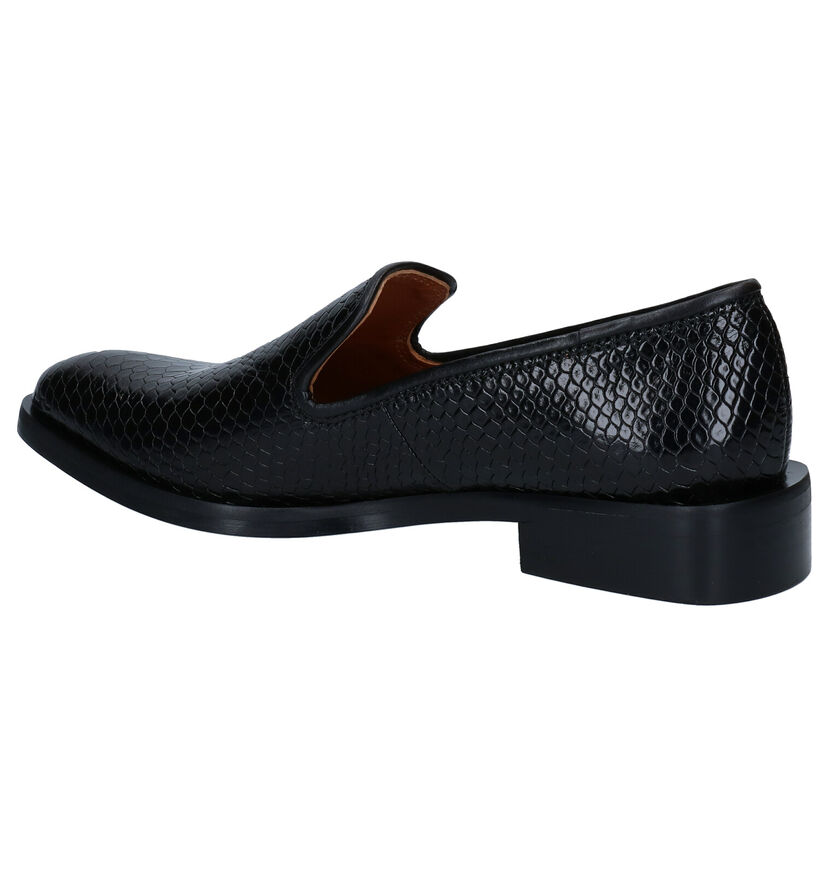 Zinda Loafers en Noir en cuir (283725)