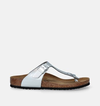 Teenslippers zilver