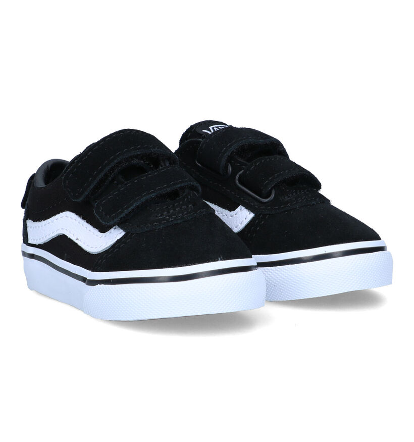 Vans Ward Zwarte Babysneakers voor jongens, meisjes (352756) - geschikt voor steunzolen