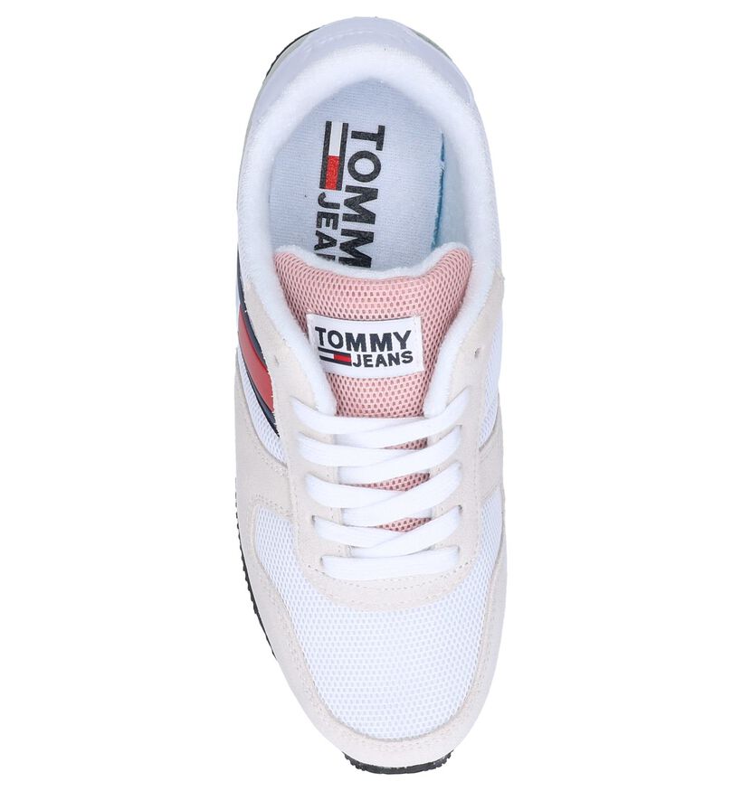 Tommy Jeans Baskets basses en Blanc en daim (241772)