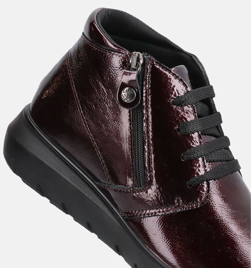 Hush Puppies Iven Bordeaux Veterboots voor dames (377828) - geschikt voor steunzolen