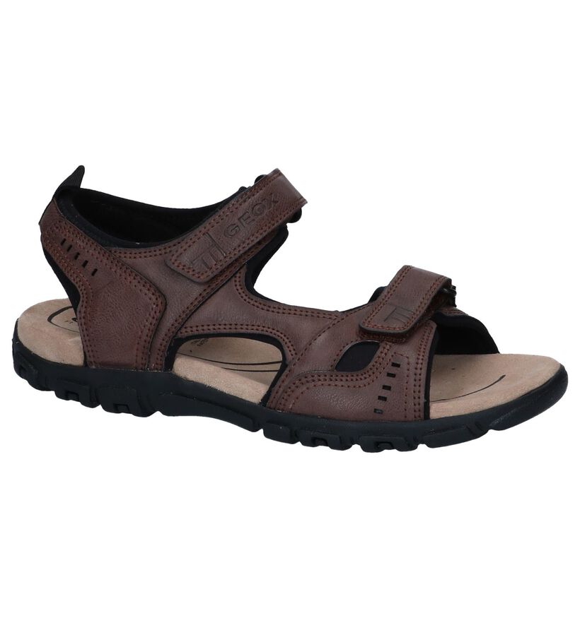 Geox Zwarte Sandalen in kunstleer (266688)