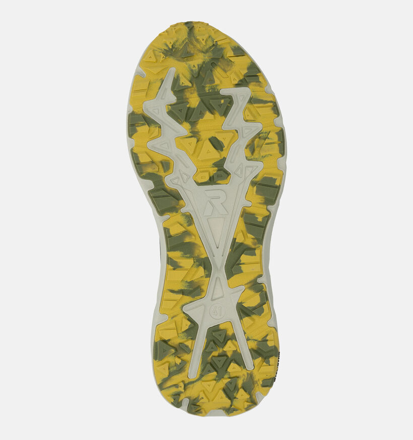 Rieker Sport Chaussures plates en Vert kaki pour hommes (376512) - pour semelles orthop&eacute;diques