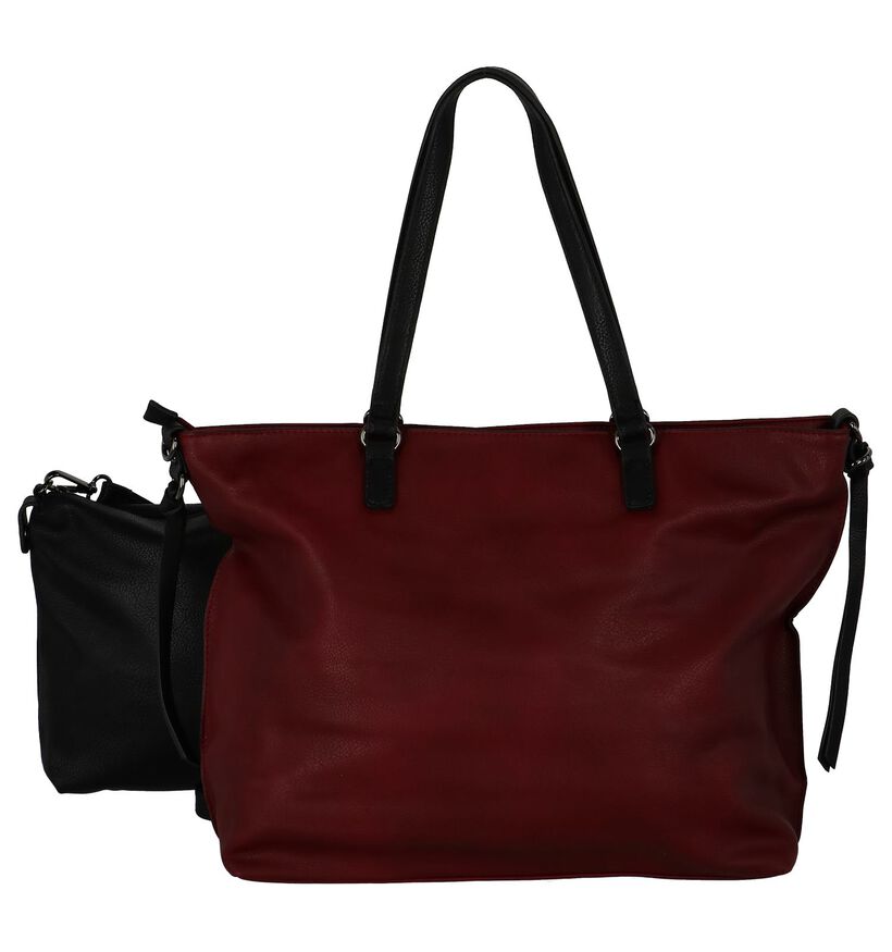 Bordeaux 2 in 1 Shopper Tas Emily & Noah in kunstleer (227480)