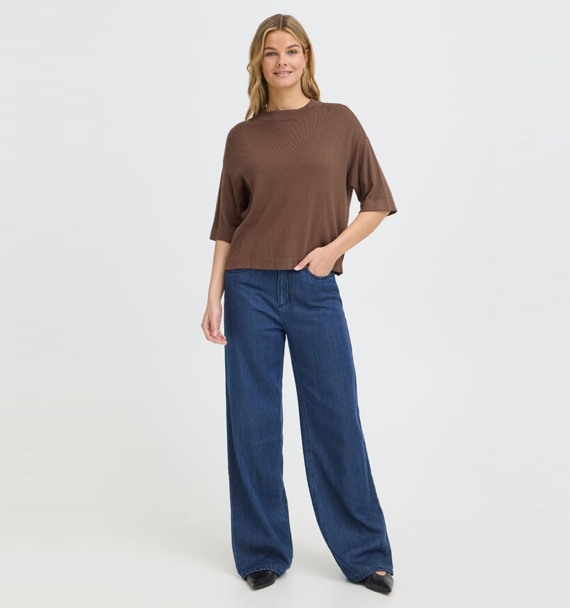 Fransa Mary Bruine Trui voor dames (377881)