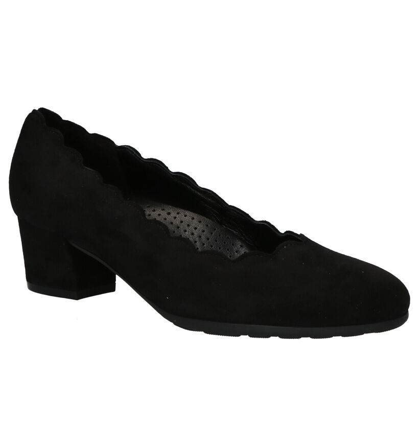 Gabor Zwarte Pumps in daim (260205)