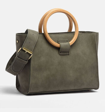 Woomen Handtassen Bruin/Groen