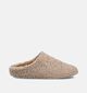 River Woods Beige Pantoffels Teddy voor dames (381123) - geschikt voor steunzolen