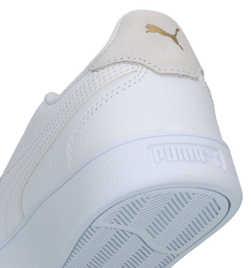 Puma Shuffle Witte Sneakers voor dames (318647) - geschikt voor steunzolen