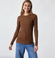 Sisters Point Eike Longsleeves en Marron pour femmes (381182)