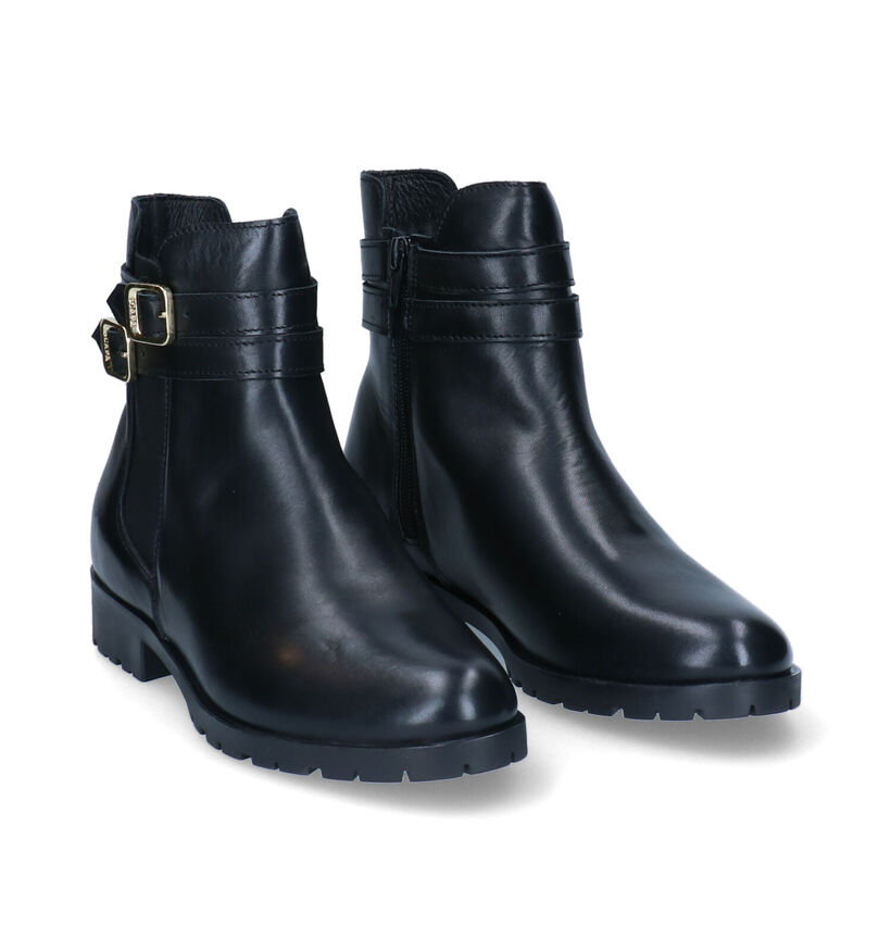 Scapa Bottines plates en Noir en cuir (297961)