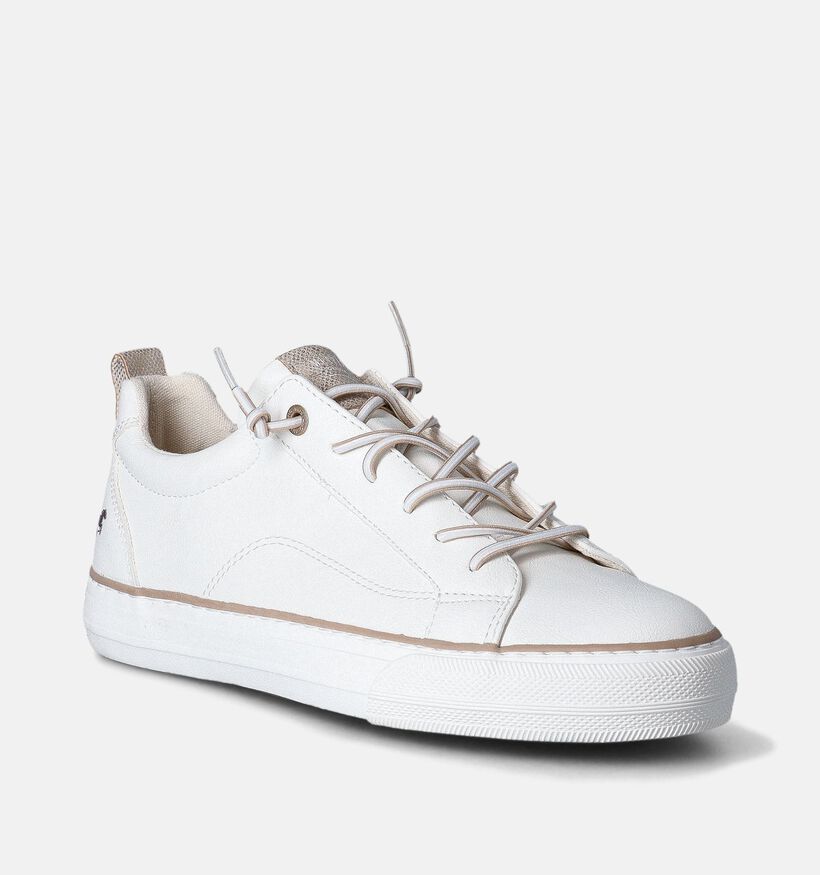 Mustang Baskets casual en Blanc pour femmes (351249)