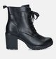 Marco Tozzi Bottines avec talon carré en Noir pour femmes (330640)