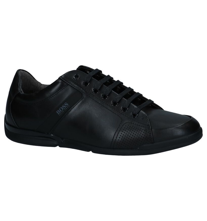 Hugo Boss Chaussures basses en Noir en cuir (237091)