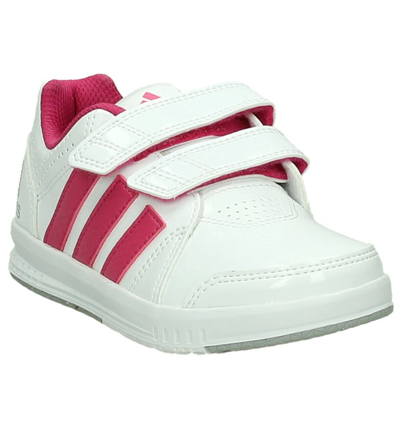 adidas Baskets basses en Blanc en simili cuir (196579)