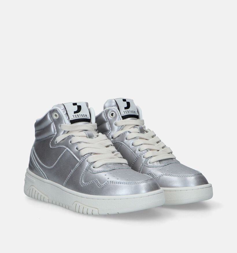 SJ Baskets montantes en Argent pour filles (343651) - pour semelles orthopédiques