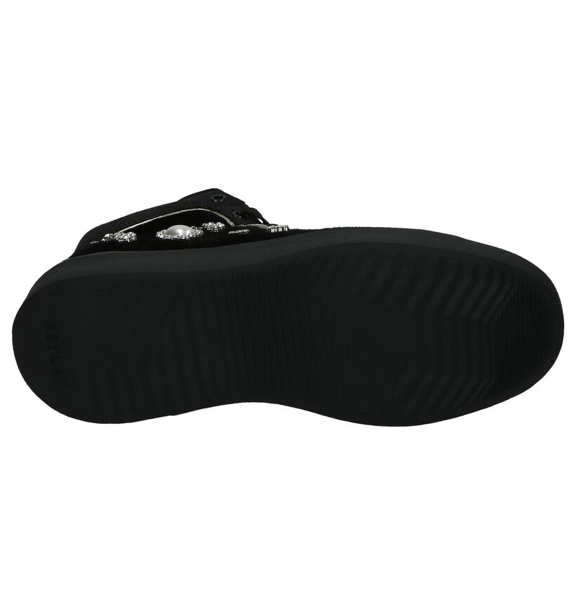 Zwarte Replay Affair Sneakers in kunstleer (202312)