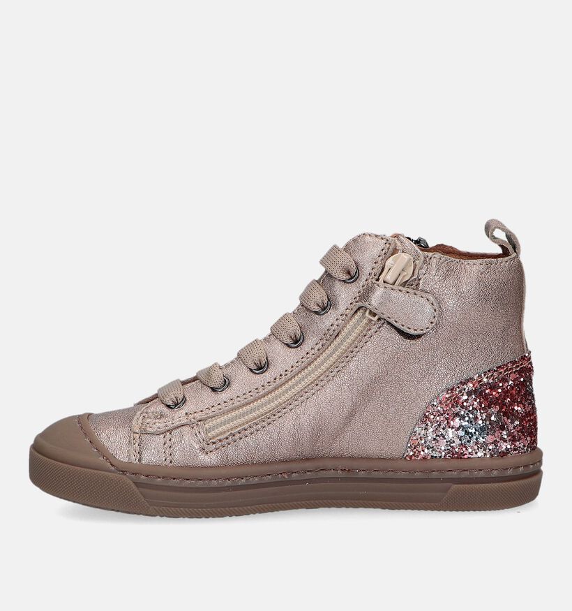 FR by Romagnoli Rose gold Hoge schoenen voor meisjes (330301) - geschikt voor steunzolen